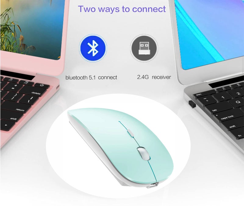 PEIBO Bluetooth Wireless Mouse for Laptop mac MacBook ipad MacBook air MacBook pro pc Desktop Computer Windows Chromebook Notebook - Image 4